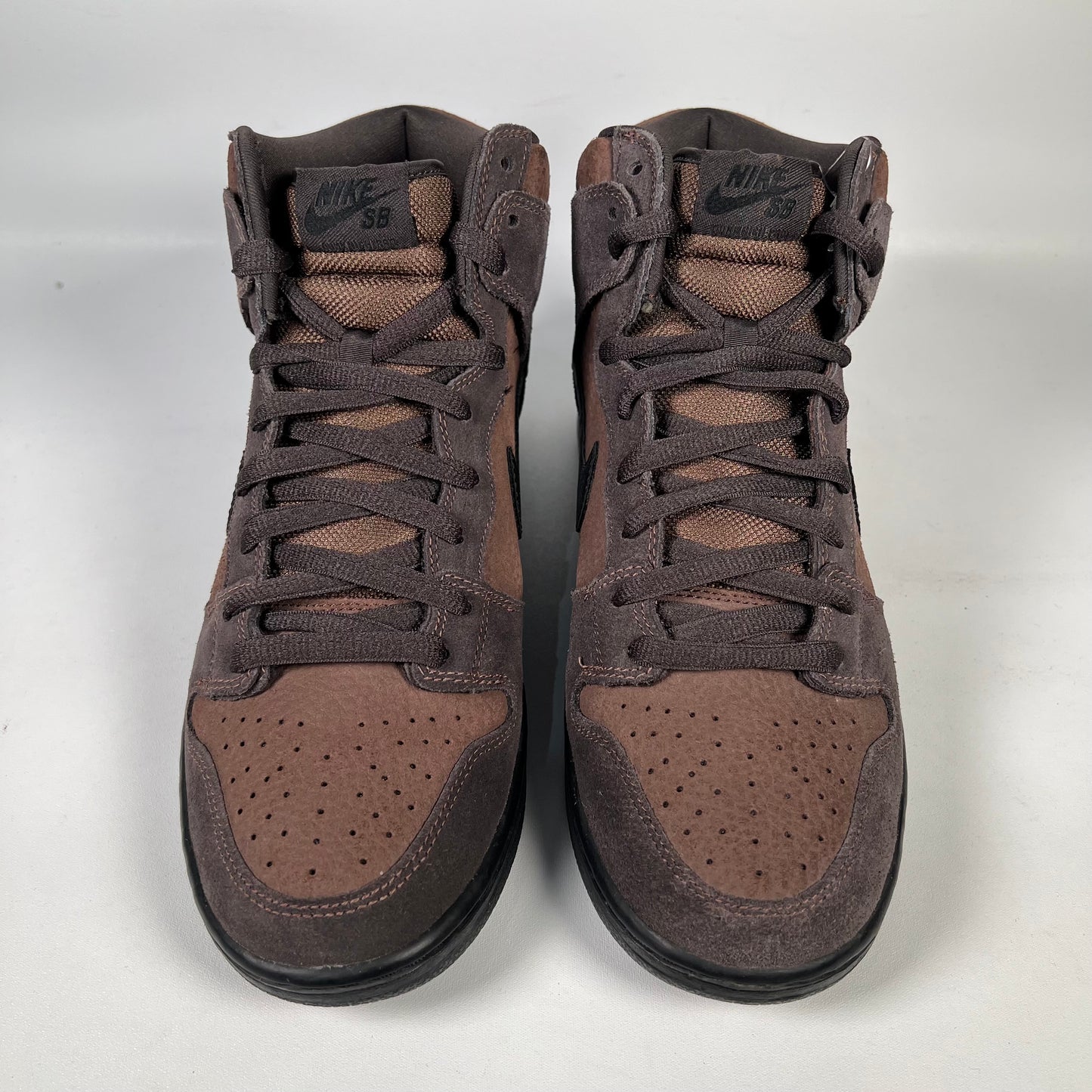 Nike SB Dunk High Dark Oak Black Tar 2011 Size 9.5 USED s16533