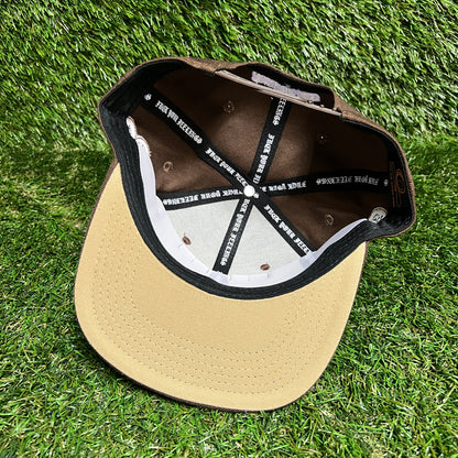 ABC Balloons Brown Snapback Size One Size USED v16039