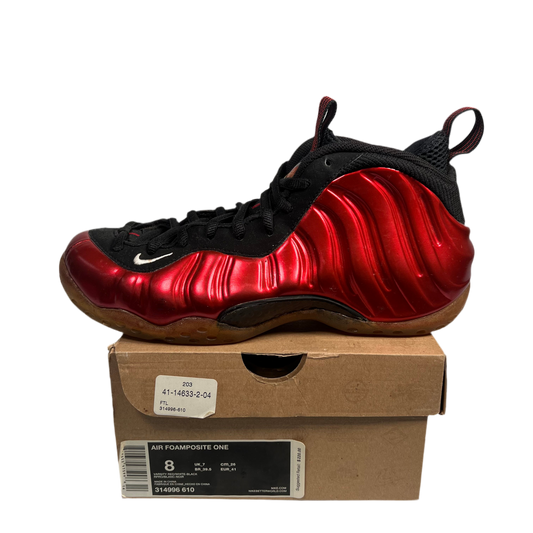 Nike Foamposite Metallic Red (2012) Size 8 USED s17111