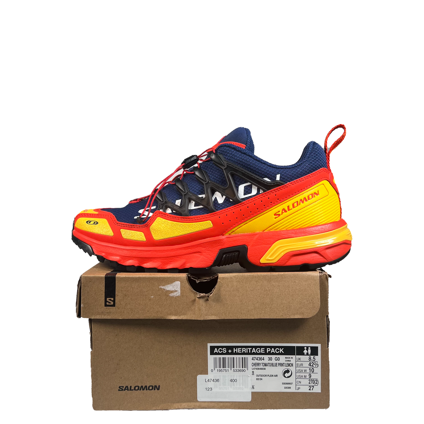 Salomon ACS Heritage Pack (2024) Size 9 USED s21407