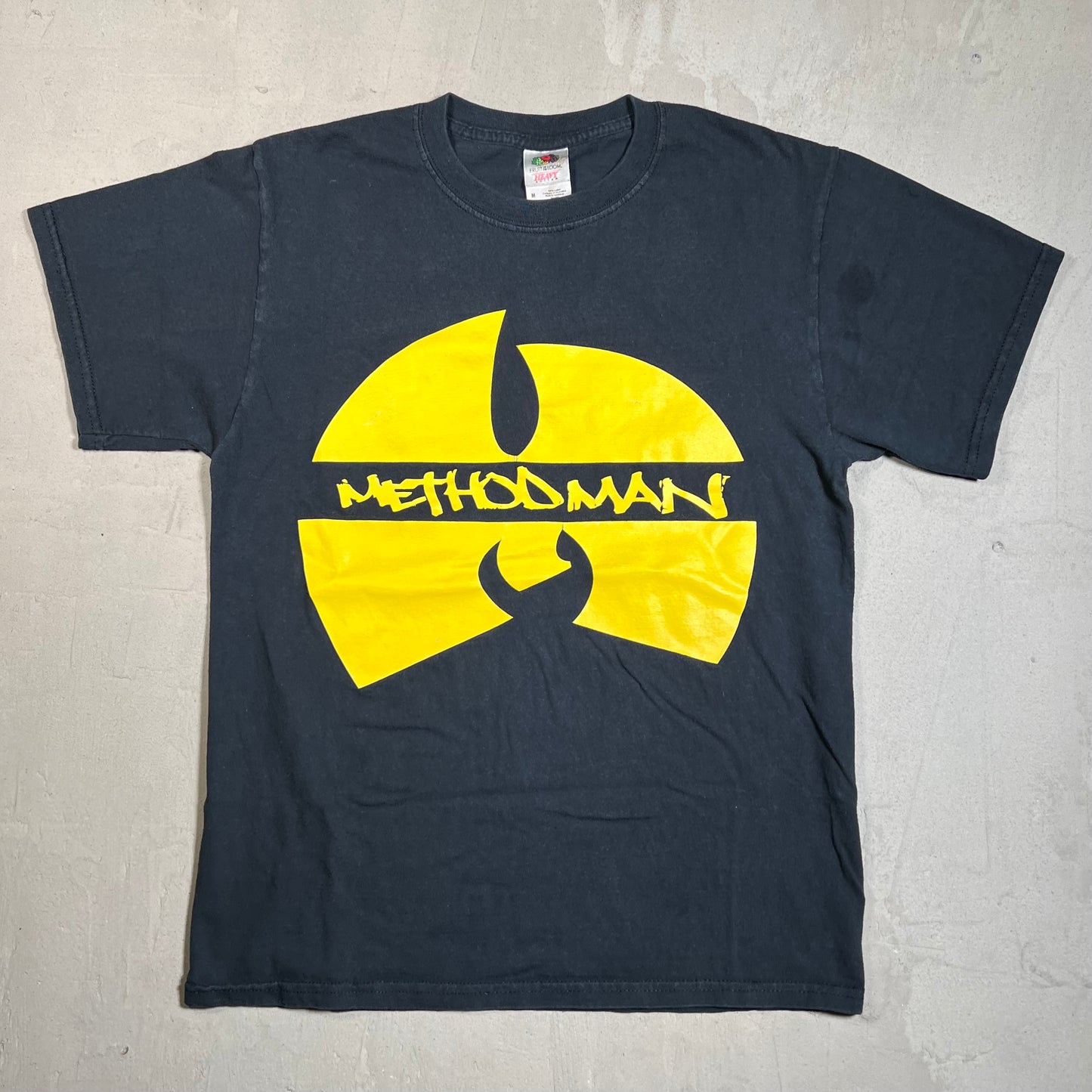 Wu Tang The Rebirth Tour Black Tee Size Medium USED v19585