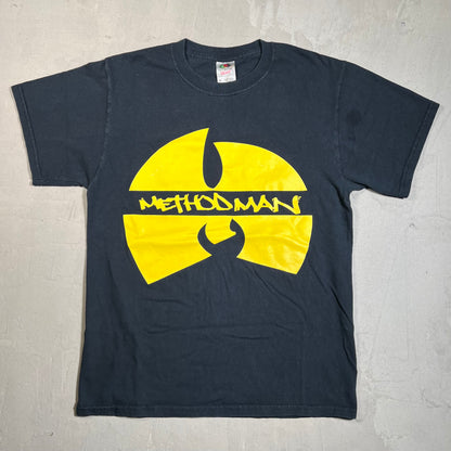 Wu Tang The Rebirth Tour Black Tee Size Medium USED v19585