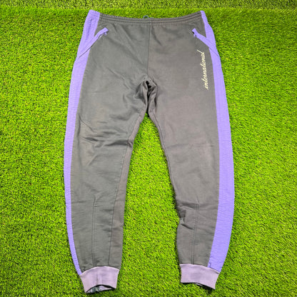 1980s Nike International Navy Sweat Pants Size Large USED v18540