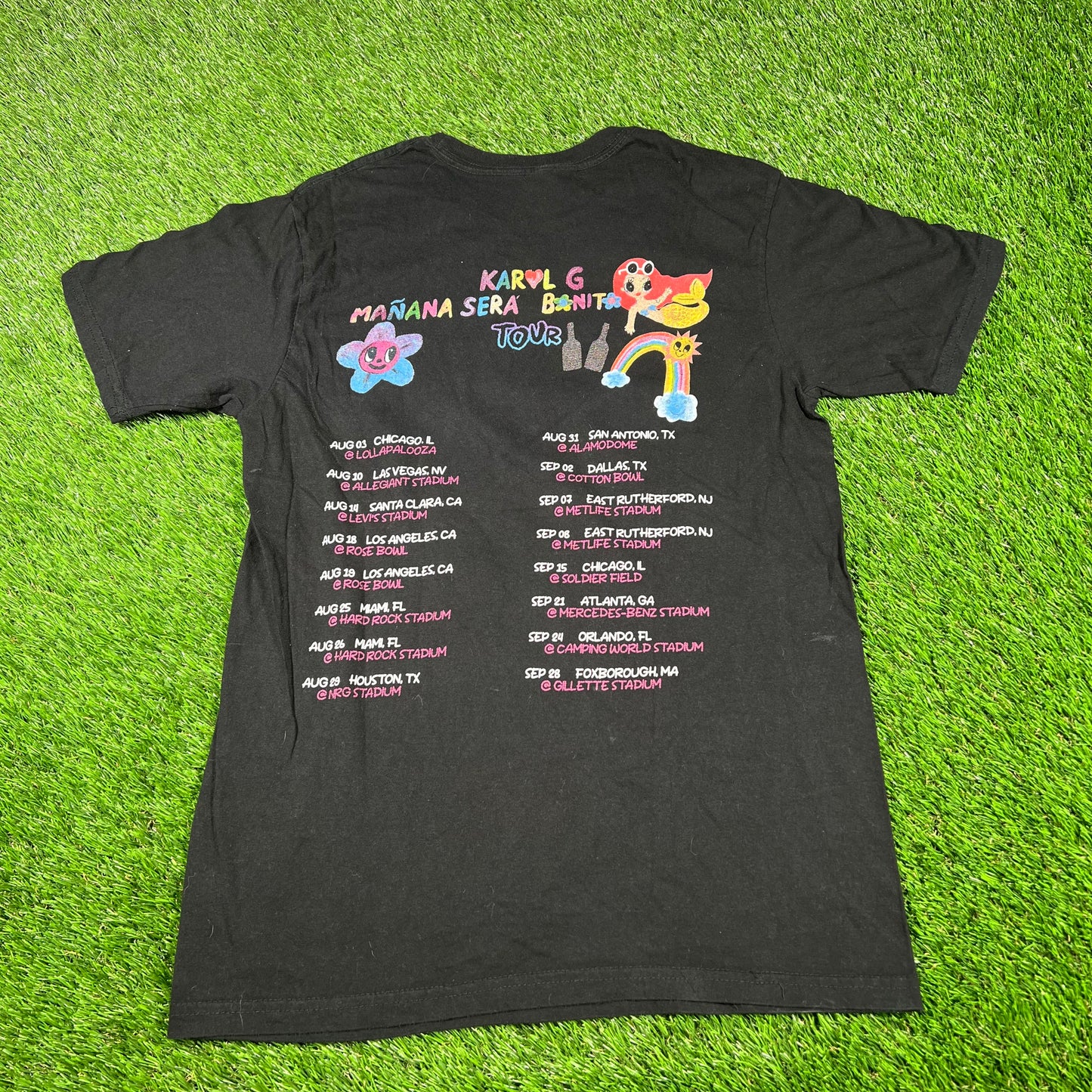 Karol G Modern Rap Style Rap Tee Size Medium USED v16925