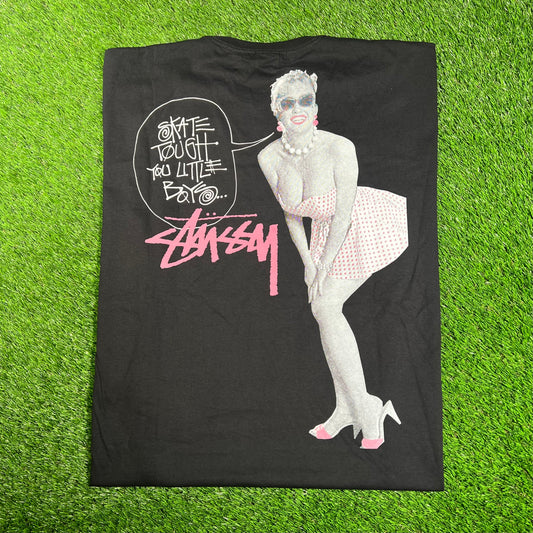 Stussy Skate Tough Lady Black Tee Size XXL NEW x15910