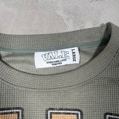 Vale Fear The Machine Sage Thermal Longsleeve Size Large USED x17429