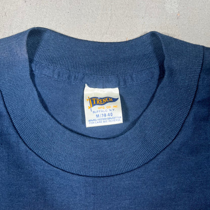 1990s Chicago Bears Helmet Logo Navy Tee Size Medium NEW v14178