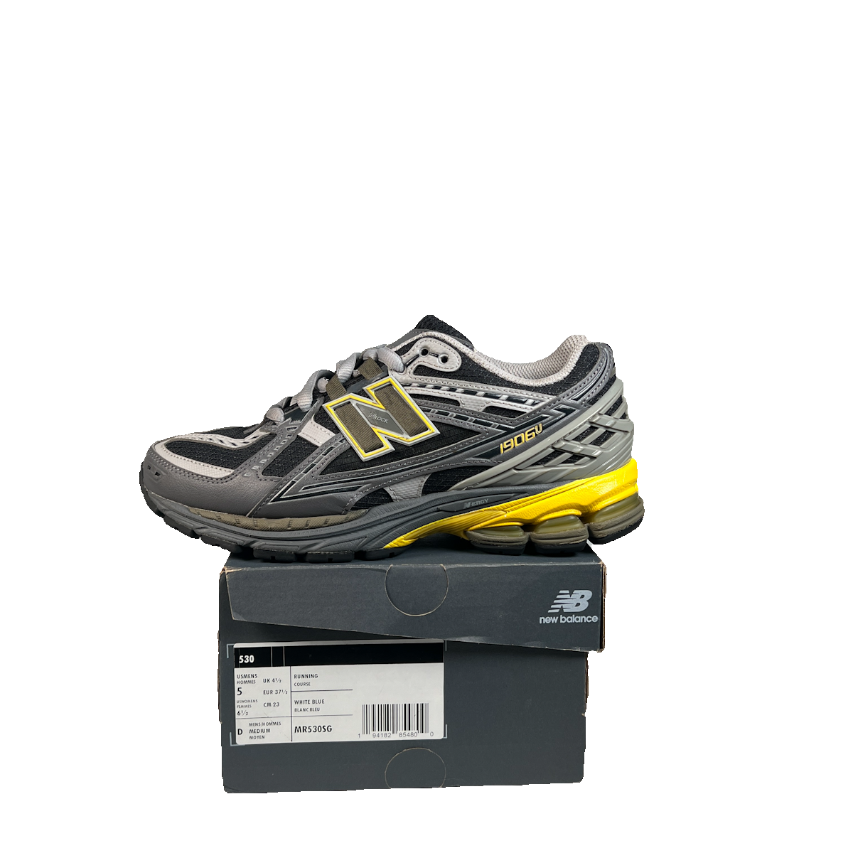 New Balance 1906U Castlerock Ginger Lemon Size 5.5 USED s22881