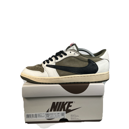 Jordan 1 Low Travis Scott Medium Olive (2024) Size 10.5 USED s22749