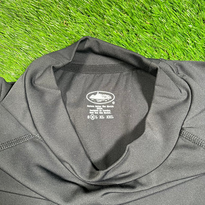 Corteiz Black Midlayer Longsleeve Size Medium USED x15941