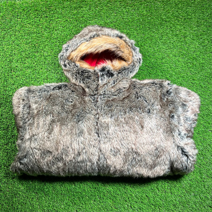 Supreme Reversible Faux Fur Red Hooded Work Jacket (2026) Size XL NEW x16444