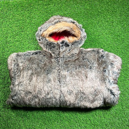 Supreme Reversible Faux Fur Red Hooded Work Jacket (2026) Size XL NEW x16444