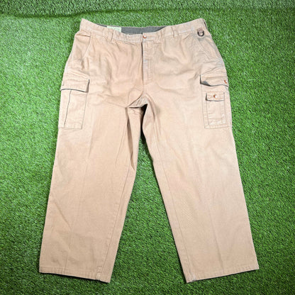 Y2K Orvis Workwear Canvas Brown Pants Size 46 USED v18044