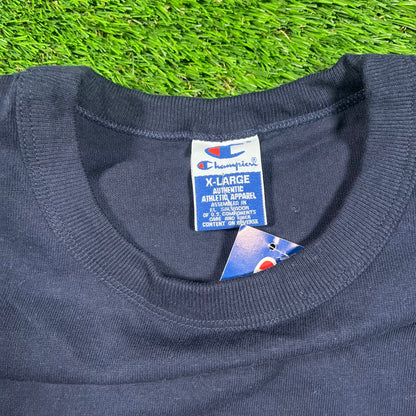 1996 Champion Atlanta Olympics Navy Tee Size XL NEW v18289