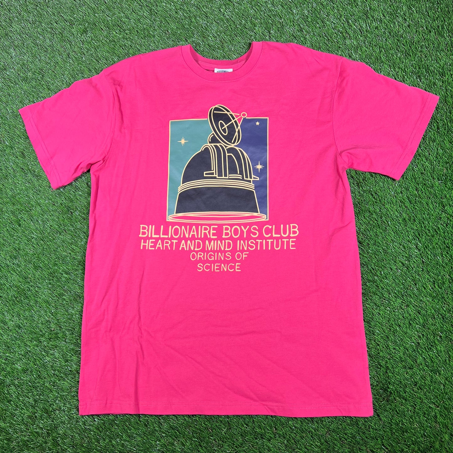 Billionaire Boys Club Heart and Mind Pink Tee Size Medium NEW x15873
