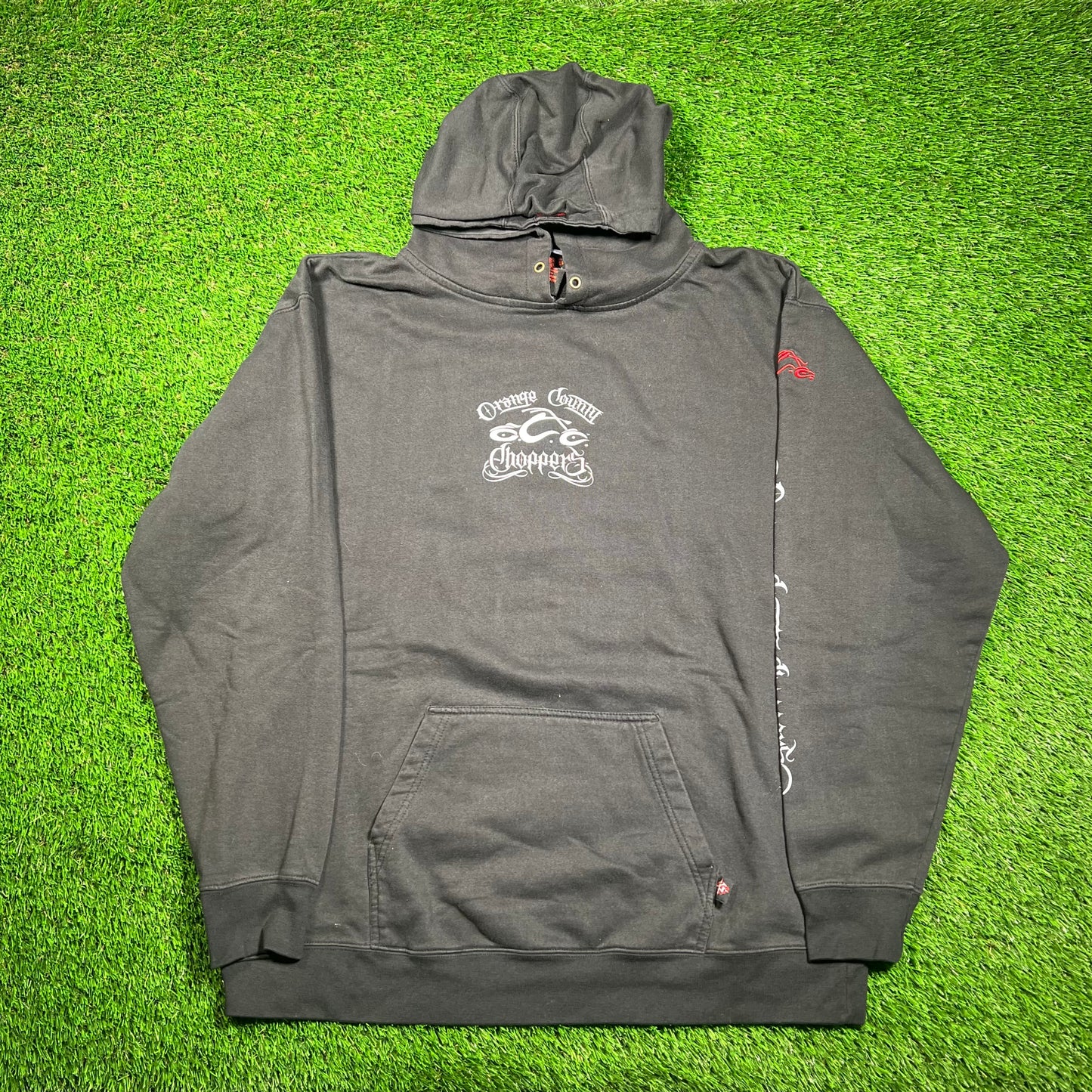 2010's Orange County Choppers Black Hoodie Size Large USED v18684