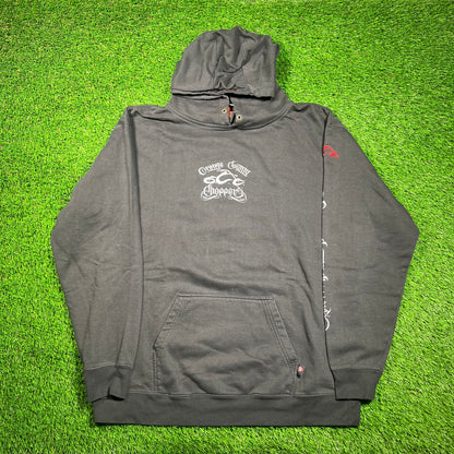 2010's Orange County Choppers Black Hoodie Size Large USED v18684