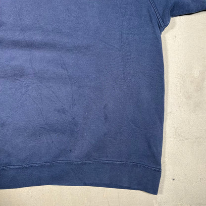 1990s Nike White Tag Navy Crewneck Size XL USED v19075