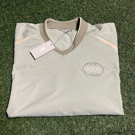 Kith Kith New York Chest Logo Light Green Windbreaker Size Large NEW x13822