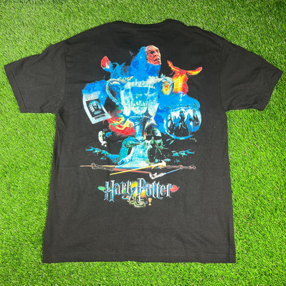 Dbruze Harry Potter Rap Style Black Tee Size Large USED x14478