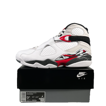 Jordan 8 White True Red (2025) Size 9.5 NEW s20171