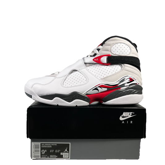 Jordan 8 White True Red (2025) Size 9.5 NEW s20171