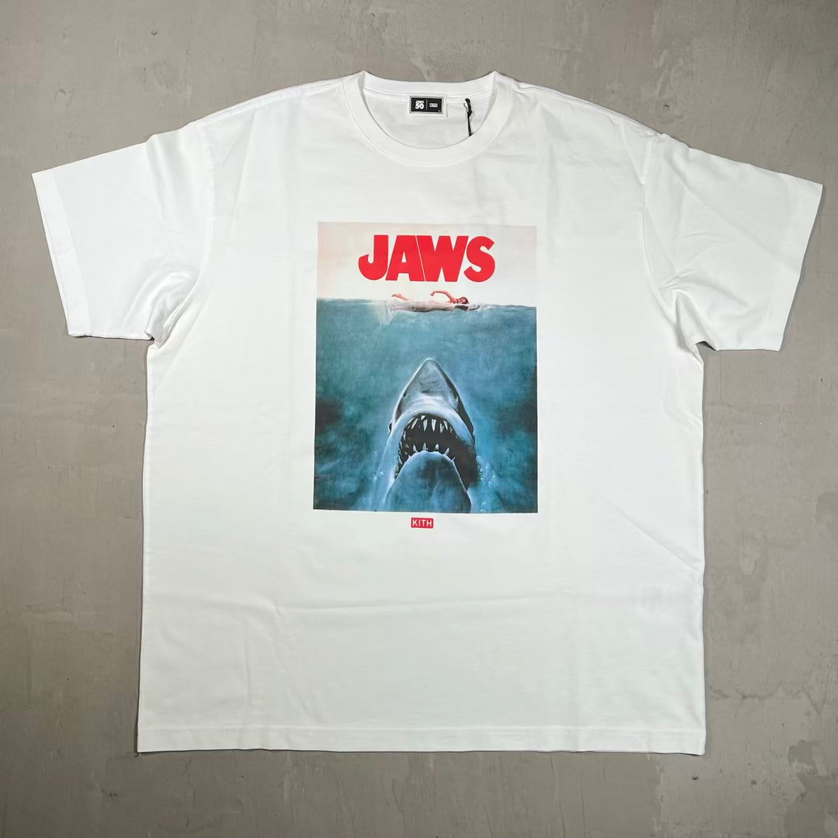 Kith Jaws Poster Tee White Size XL NEW x18909