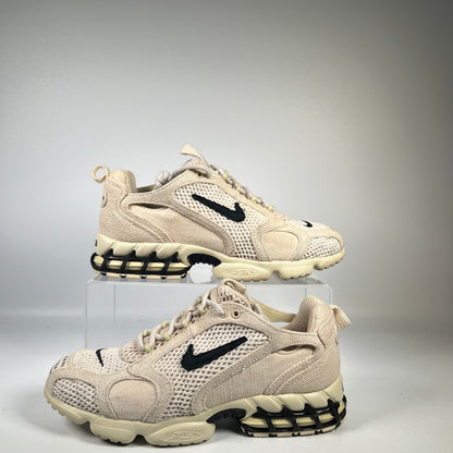 Nike air zoom spiridon cage 2 stussy fossil Size 8.5 USED s11781