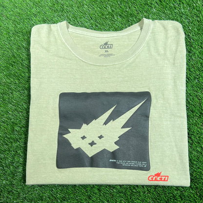Travis Scott Olive Green Cacto Spike Tee Size XL USED x15563