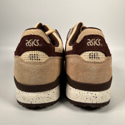 Asics Gel Lyte 3 Cream Dark Brown Size 8.5 NEW s15264