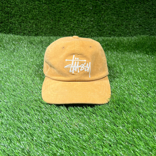 Stussy Light Brown Velour Hat (Sample) USED x16760