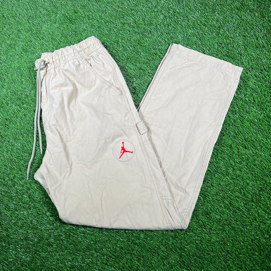 Jordan Travis Scott Kahki Work Wear Pants Size Medium USED x15114