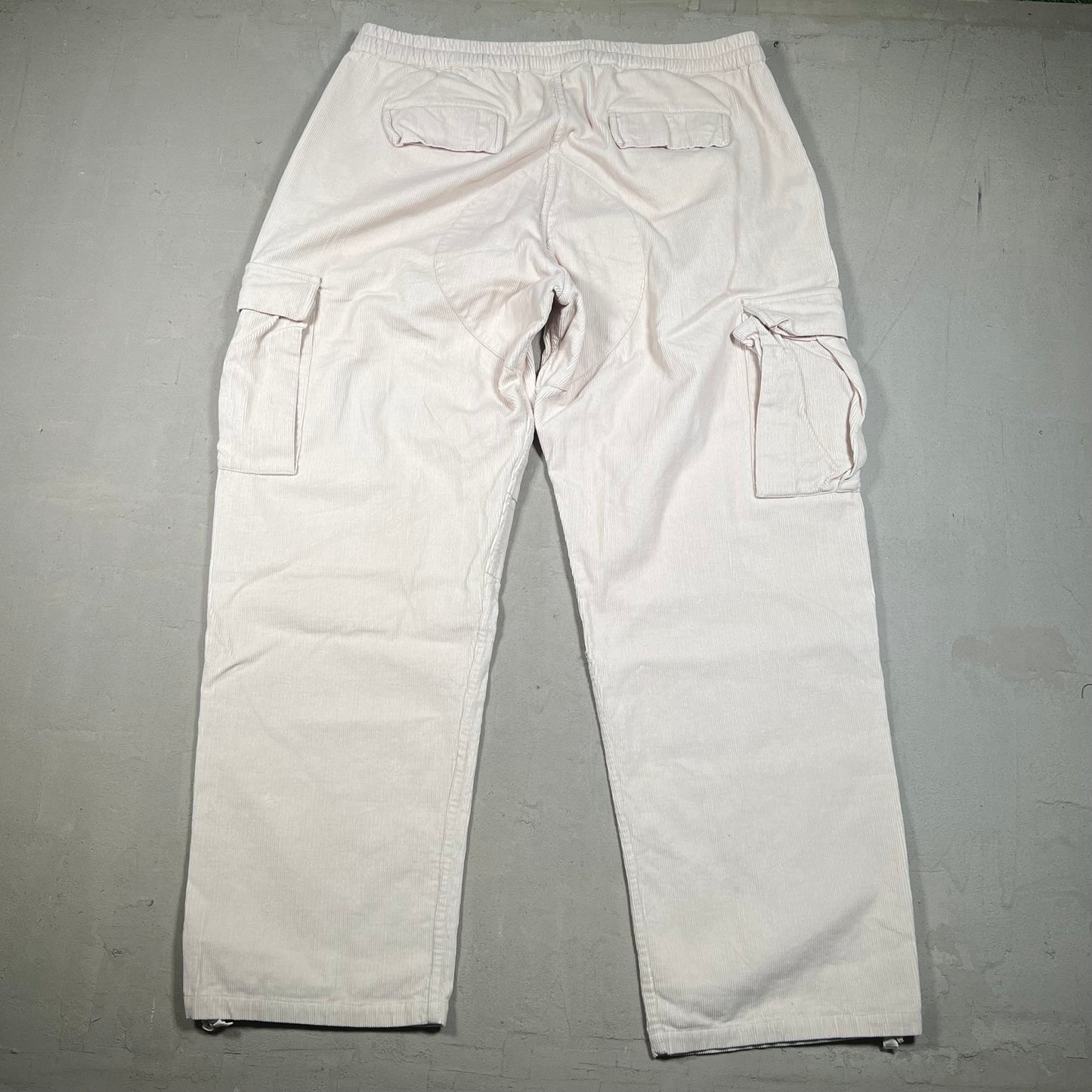 Eighteen East White Corduroy Cargo Pants Size XL USED x17550
