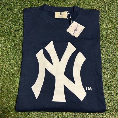 Eric Emanuel Yankees Sleeve Repeat Logo Navy Blue Longsleeve Size Large NEW x13746