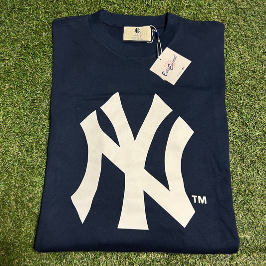 Eric Emanuel Yankees Sleeve Repeat Logo Navy Blue Longsleeve Size Large NEW x13746