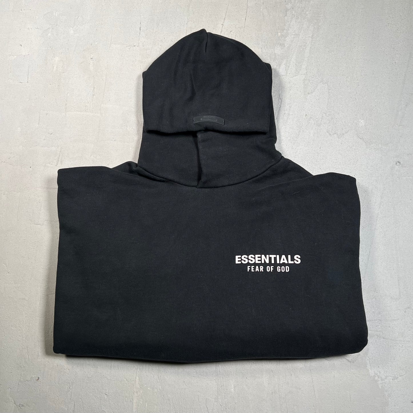 Essentials Fear of God FOG Black Hoodie Size Medium USED x17609