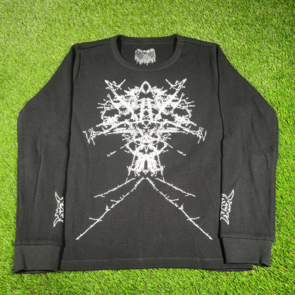 Ken Carson A Great Chaos 2024 Black Long sleeve Size Large NEW x14552