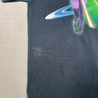 Nicki Minaj Beam Me Up Scotty Black Tee Size Medium USED x17215
