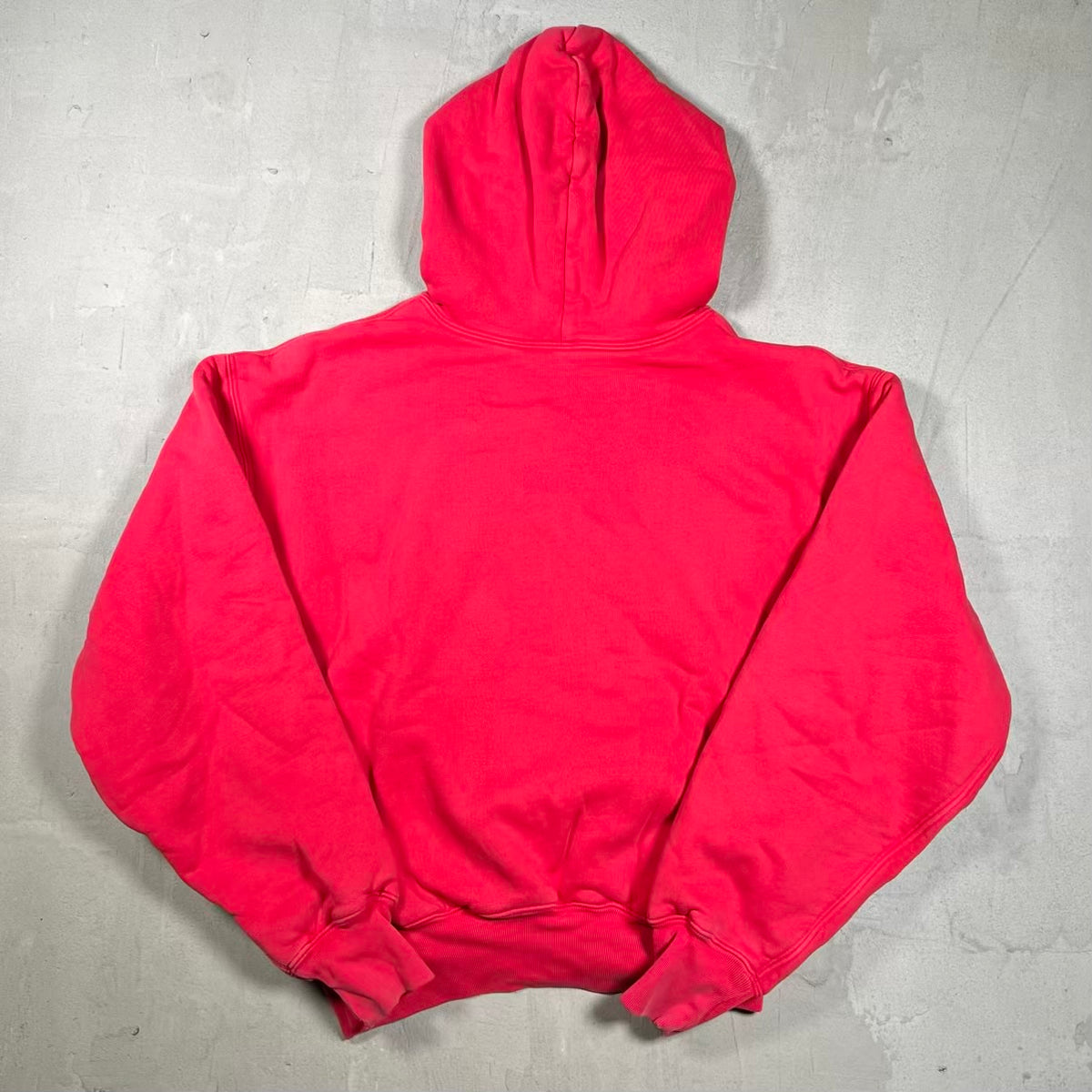 Yeezy Gap Red Double Layer Pull Over Hoodie Size Small USED x18810