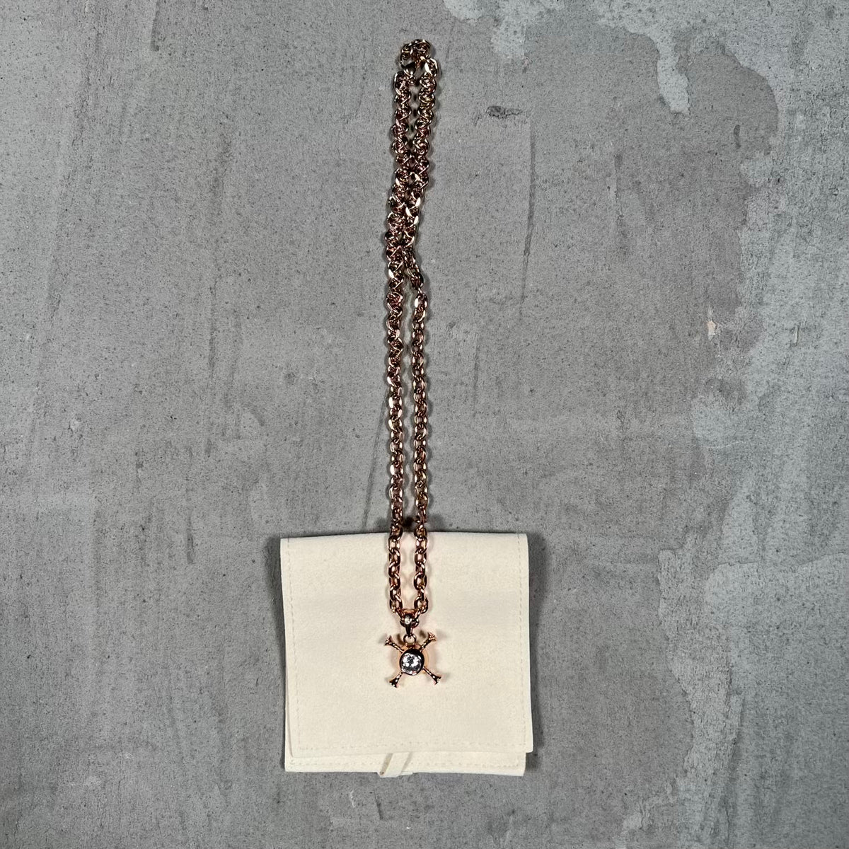 Greedy Unit Rose Gold Screwball Chain NEW x18638