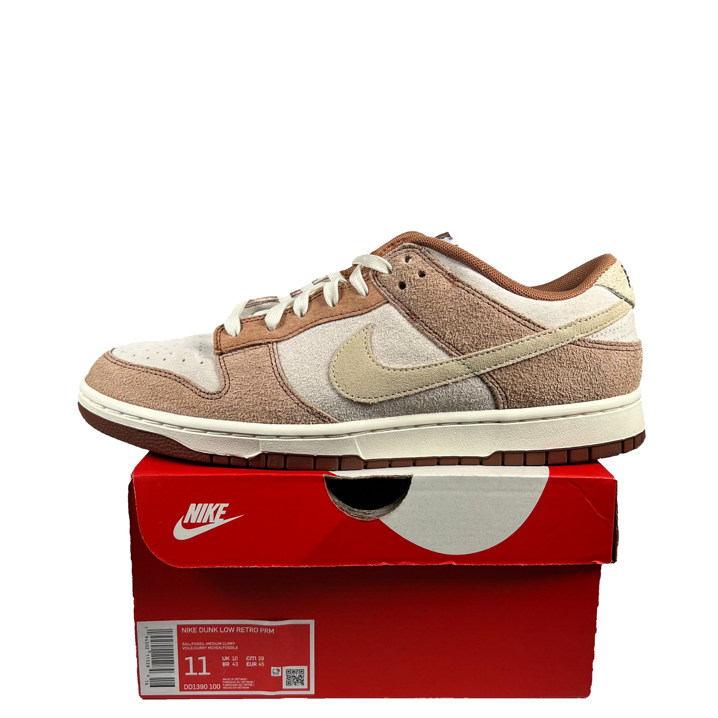 Nike Dunk Low Medium Curry (2021) Size 11 USED s19121