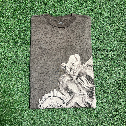 Travis Scott Utopia Maximus 4 Stars Brown Longsleeve Size Medium USED x13636