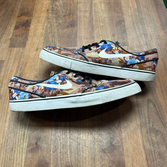 Nike SB Stefan Janoski Digi Floral Blue Size 11 USED s17425
