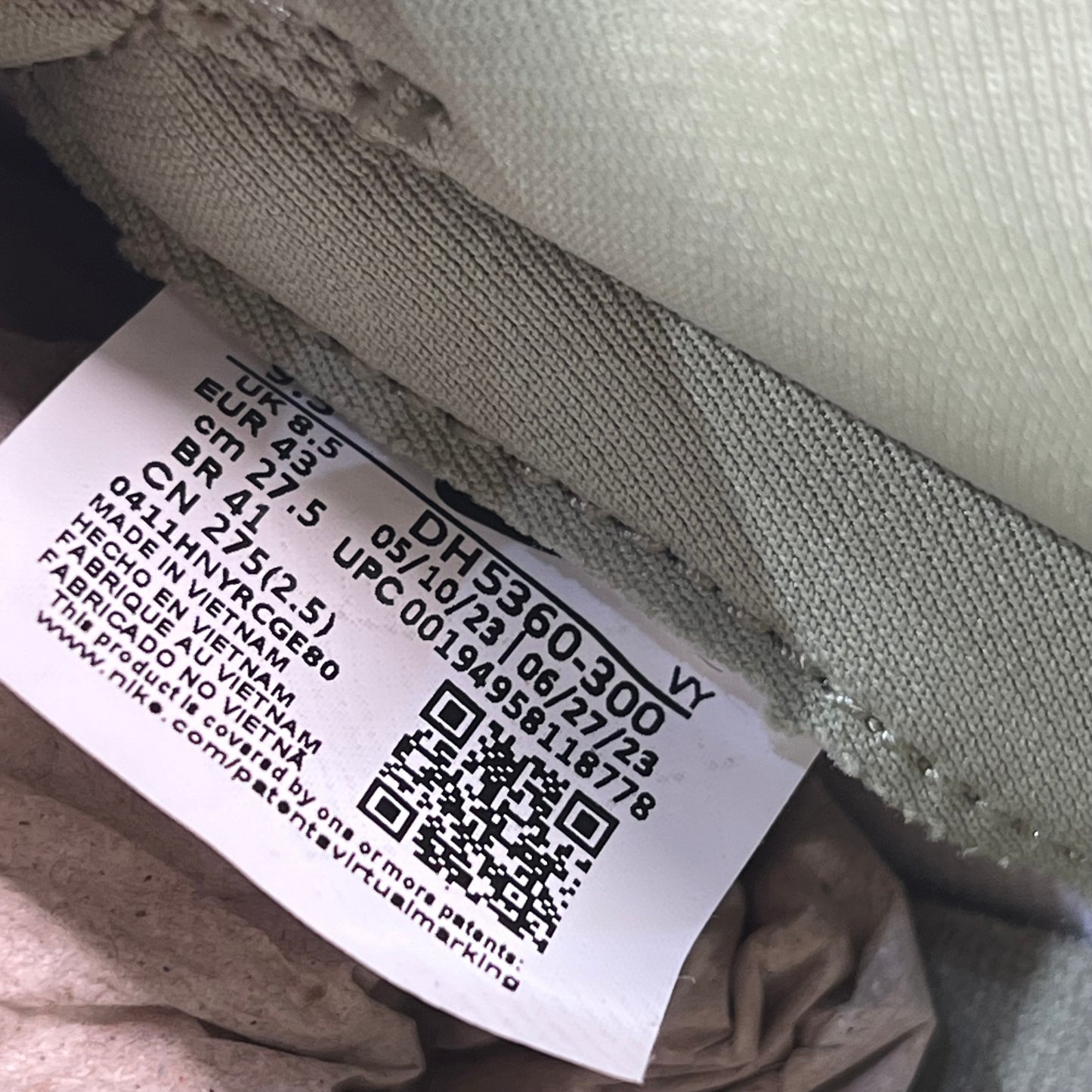 Nike Dunk Low Dusty Olive (2021) Size 9.5 NEW s19920