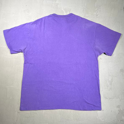 1998 Big East Womens Purple Basketball Tee Size XL USED v20820