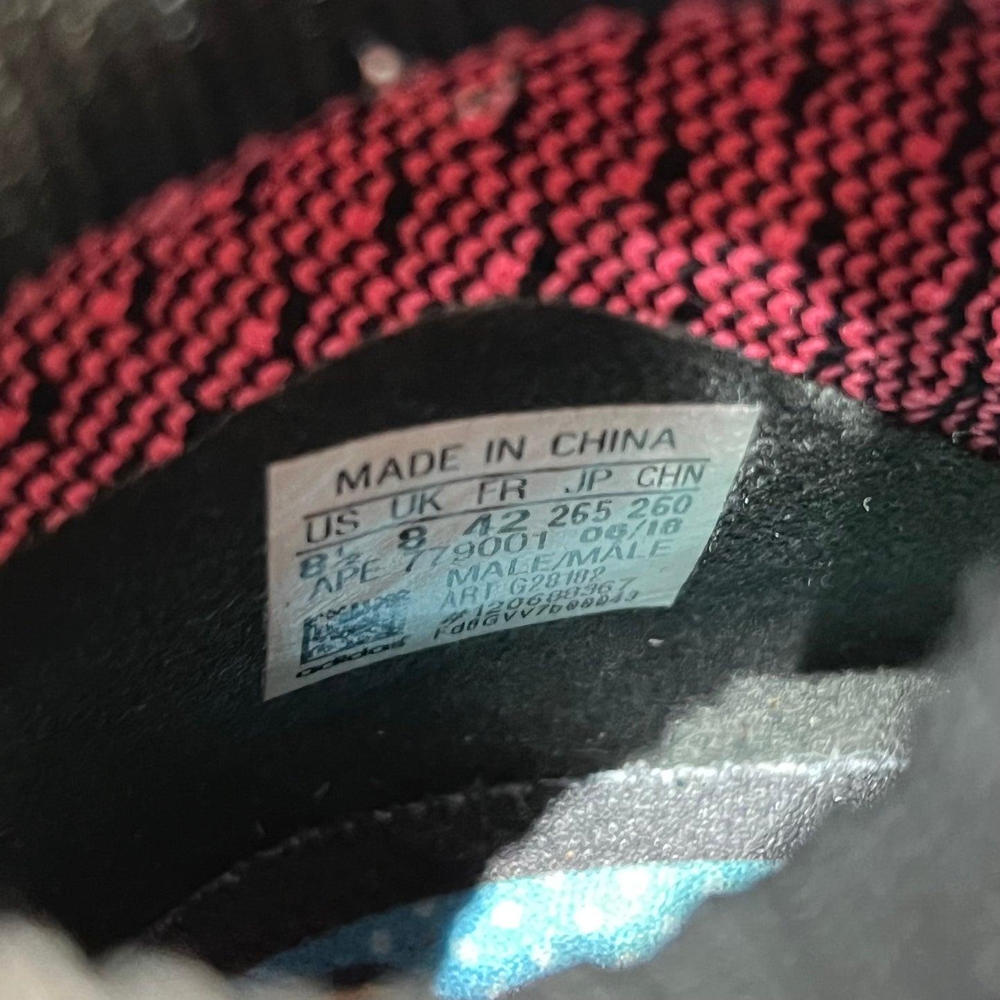 Adidas Crazy BYW LVL Pharell Ambition Black (2018) Size 8.5 USED s18723