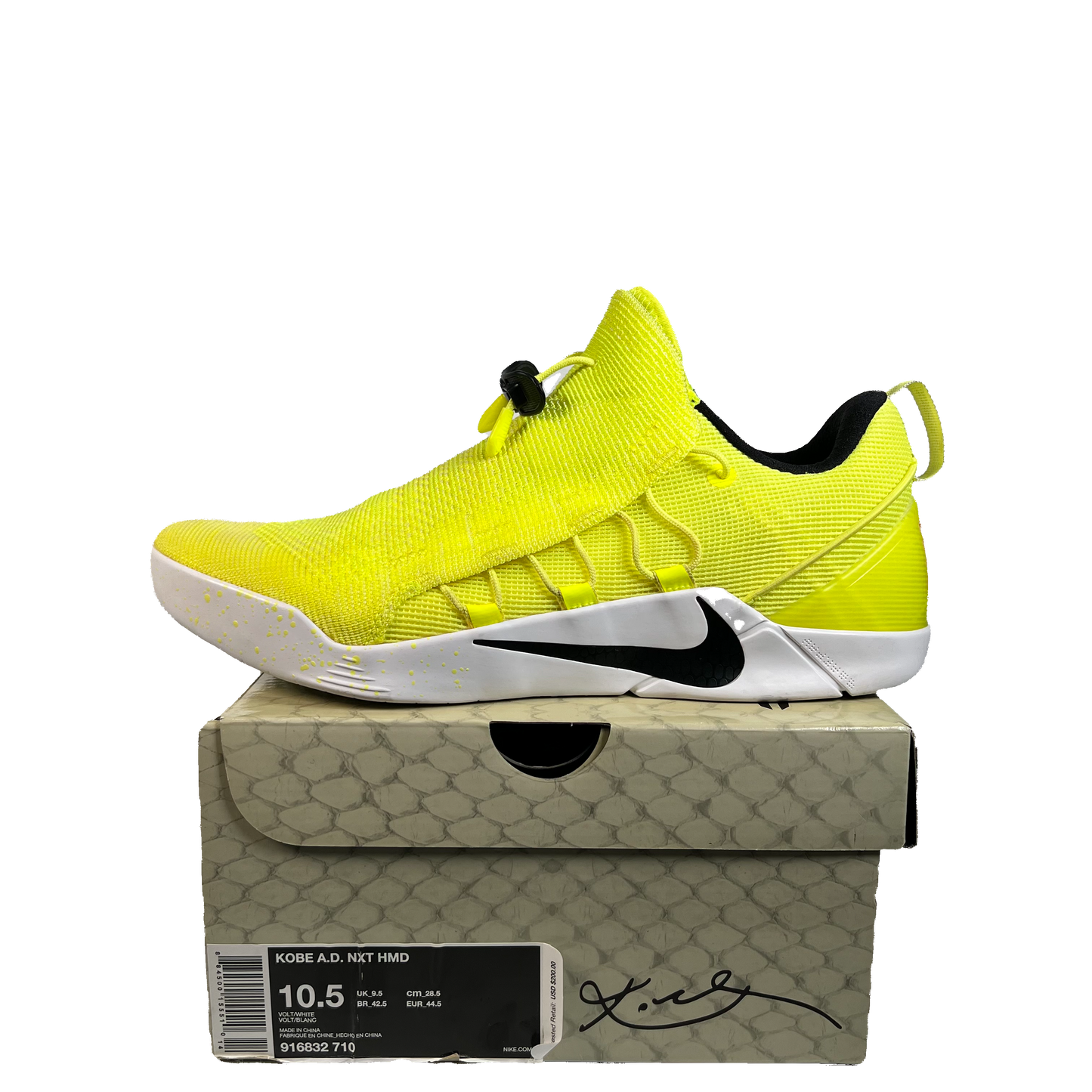 Nike Kobe A.D. NXT Volt (2017) Size 10.5 USED s22441