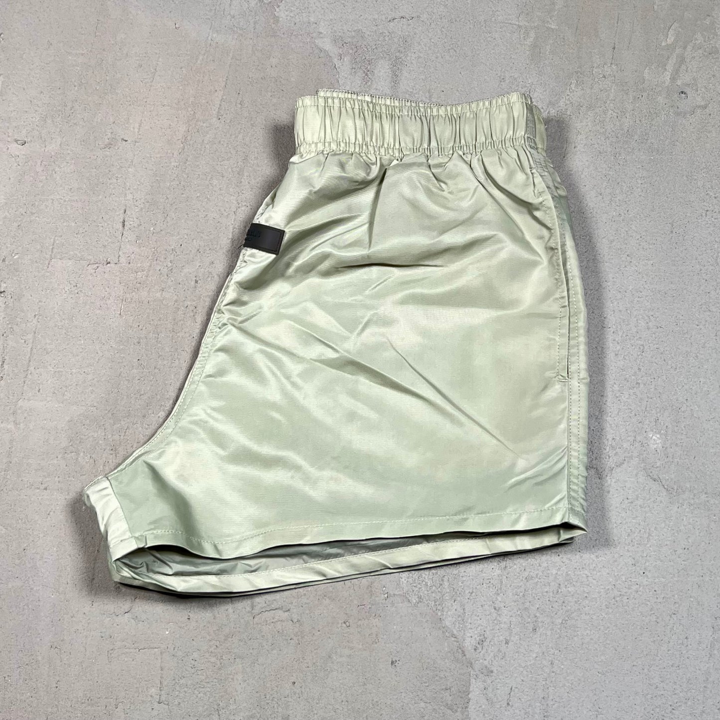 Fear of God Fog Essentials Nylon Sea Foam Shorts Size Small NEW x17531