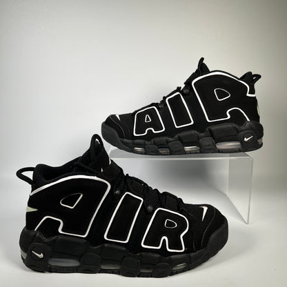 Nike Air More Uptempo Black White (2016) Size 10 USED s17872