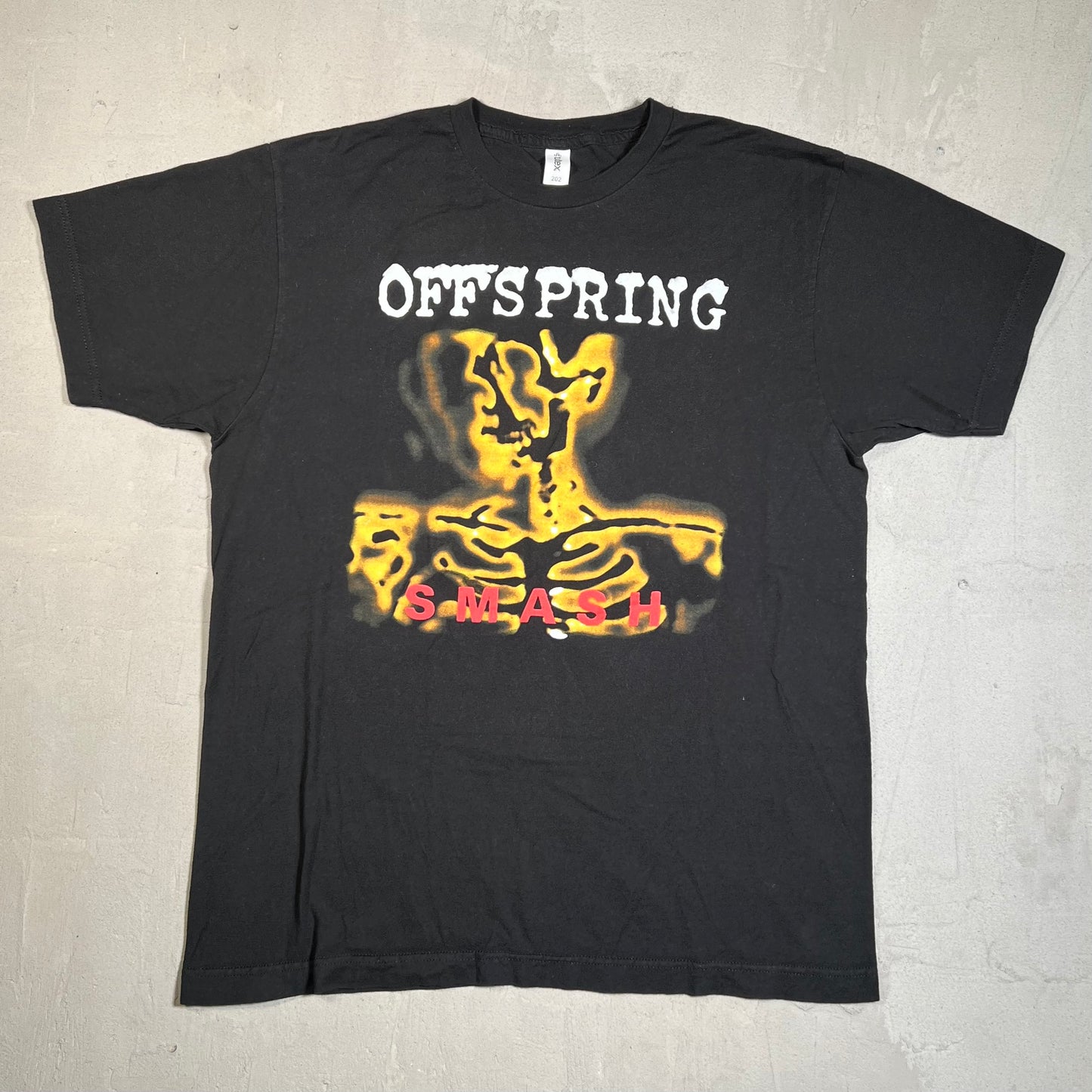 Offspring Smash Black Tee Size Large USED v19566